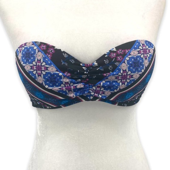SunDazed Padded Underwire Strapless Bikini Top - Picture 1 of 5